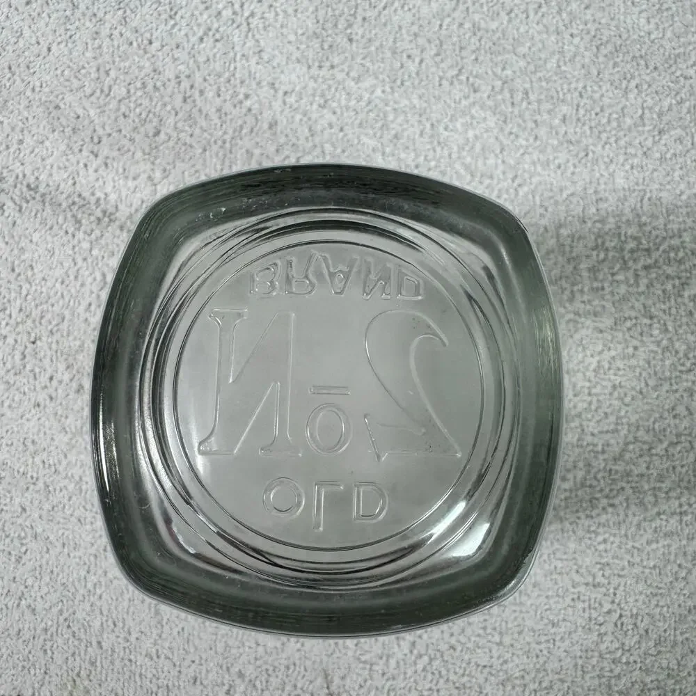 Jack Daniels Old No. 7‎ Brand Square 8oz Low Ball Tumbler Rocks Glass